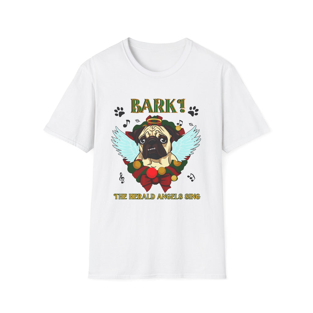 Pug Angel 'Bark the Herald Angels Sing' Holiday T-Shirt