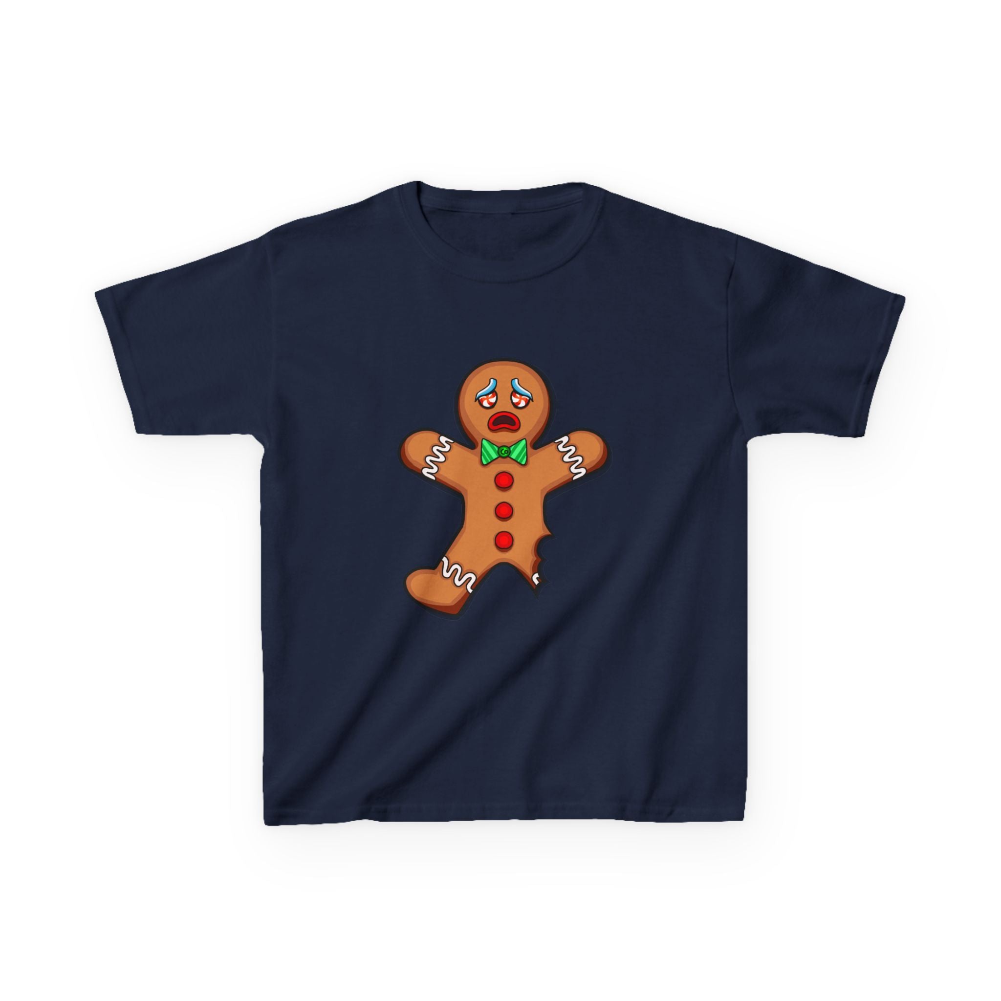 Holiday Toddlers T - Gingerbread Man Bitten
