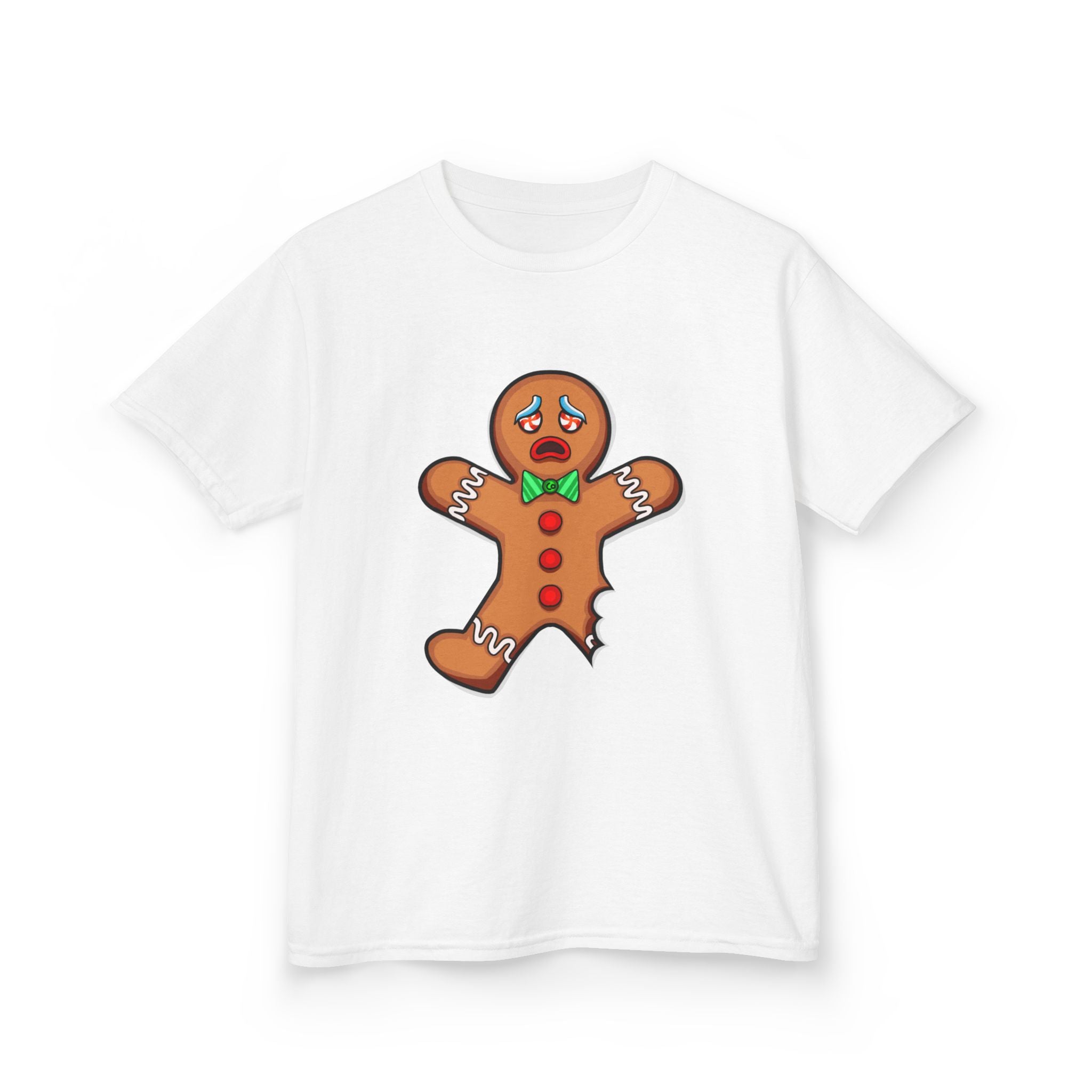 Holiday Toddlers T - Gingerbread Man Bitten