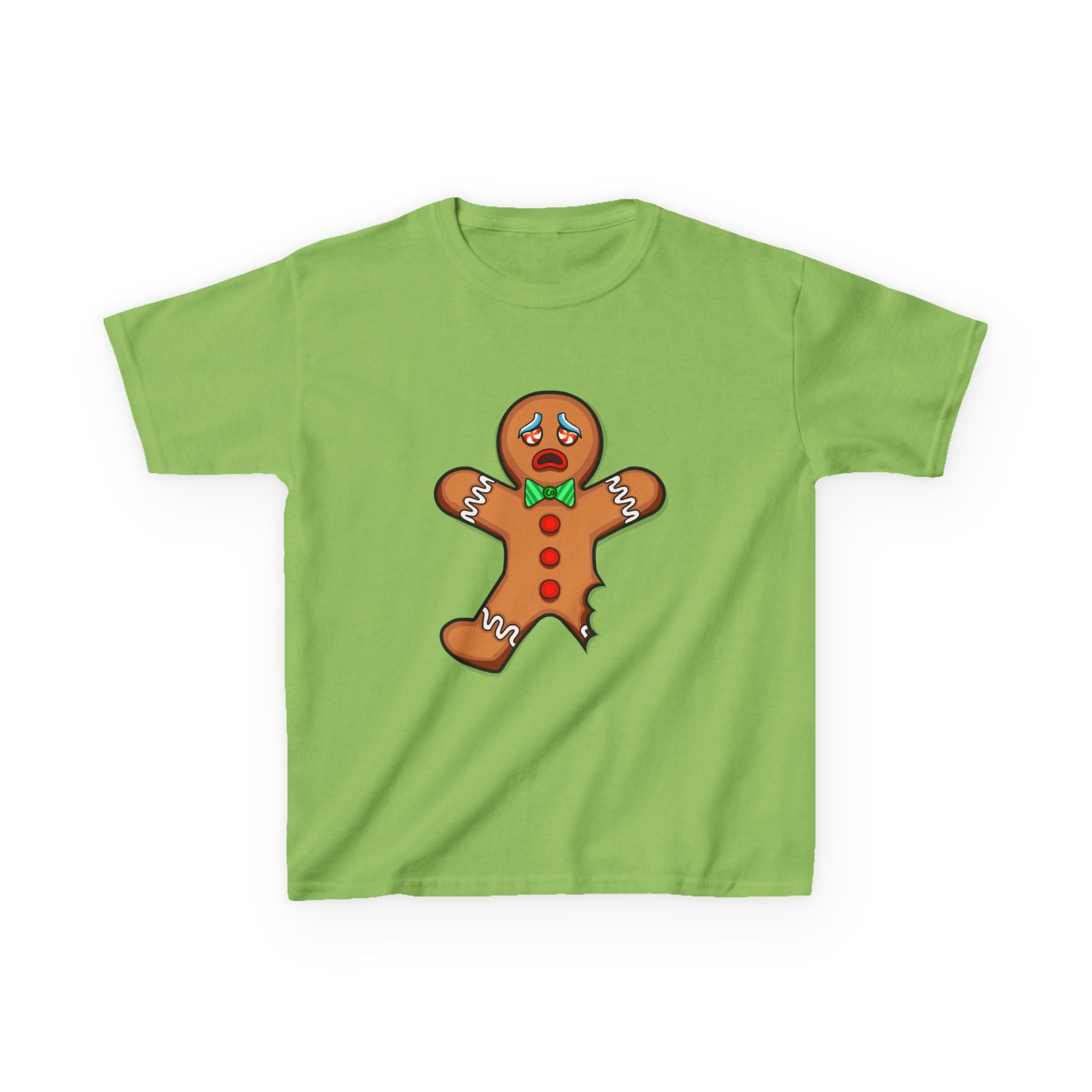 Holiday Toddlers T - Gingerbread Man Bitten