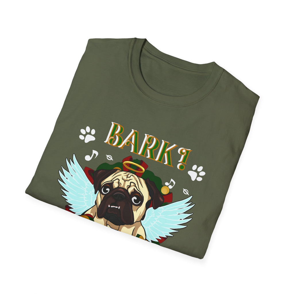 Pug Angel 'Bark the Herald Angels Sing' Holiday T-Shirt