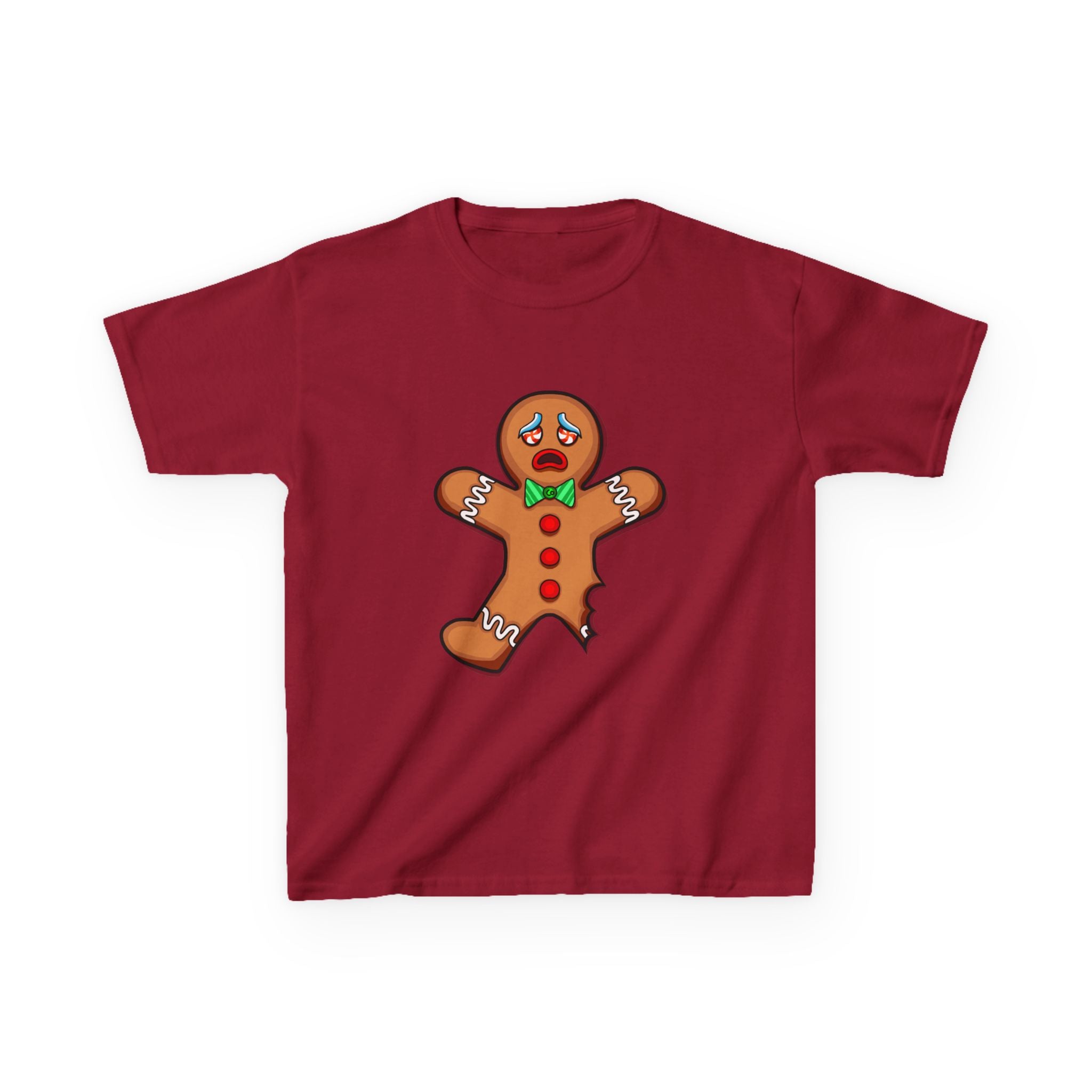 Holiday Toddlers T - Gingerbread Man Bitten
