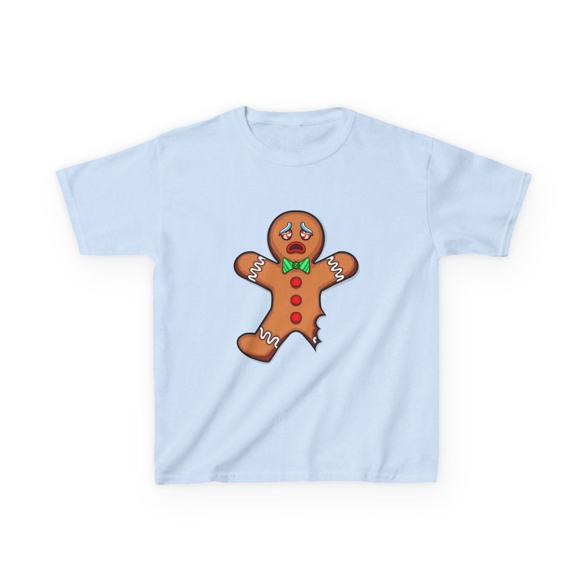 Holiday Toddlers T - Gingerbread Man Bitten