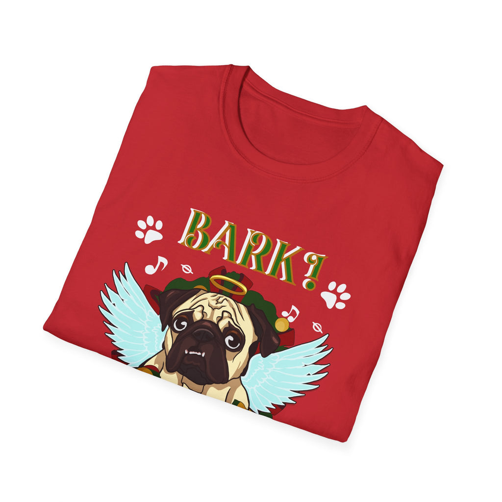 Pug Angel 'Bark the Herald Angels Sing' Holiday T-Shirt