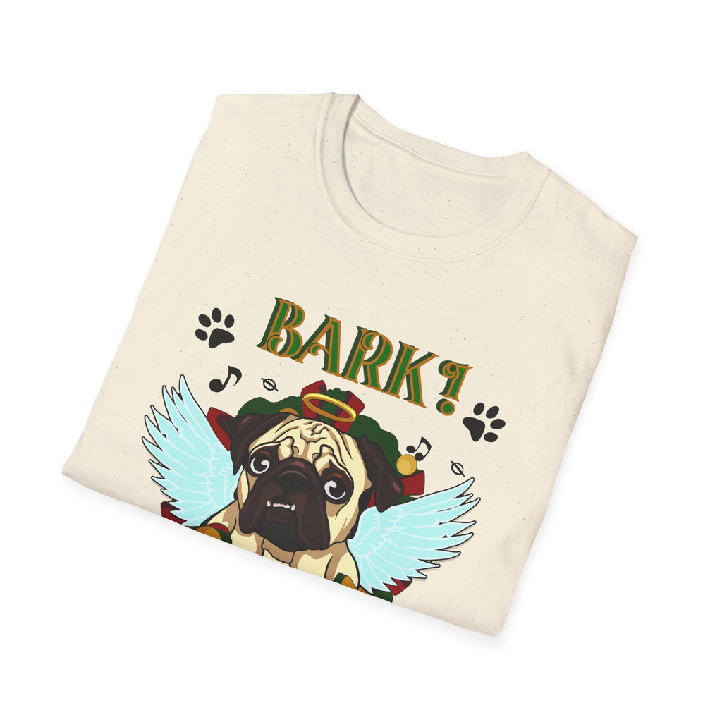 Pug Angel 'Bark the Herald Angels Sing' Holiday T-Shirt