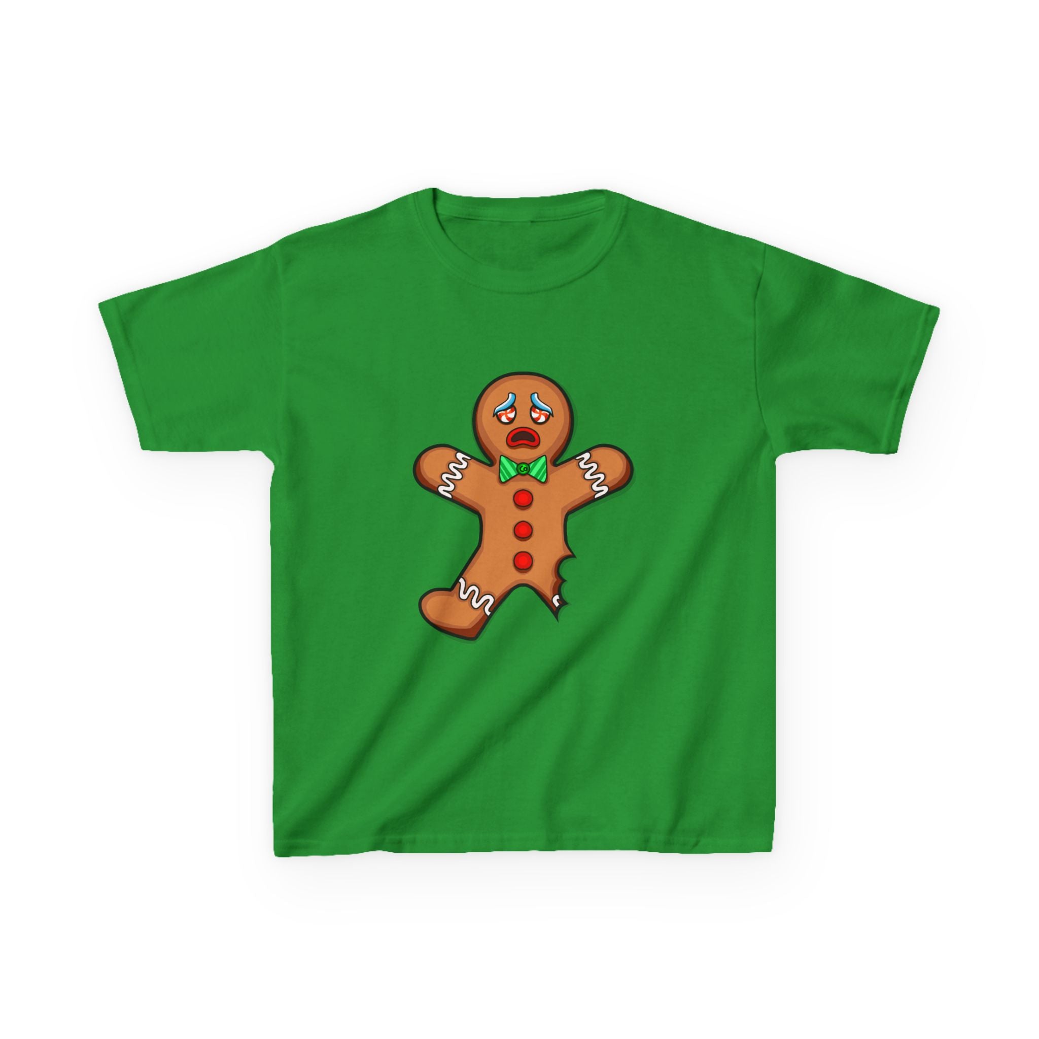 Holiday Toddlers T - Gingerbread Man Bitten