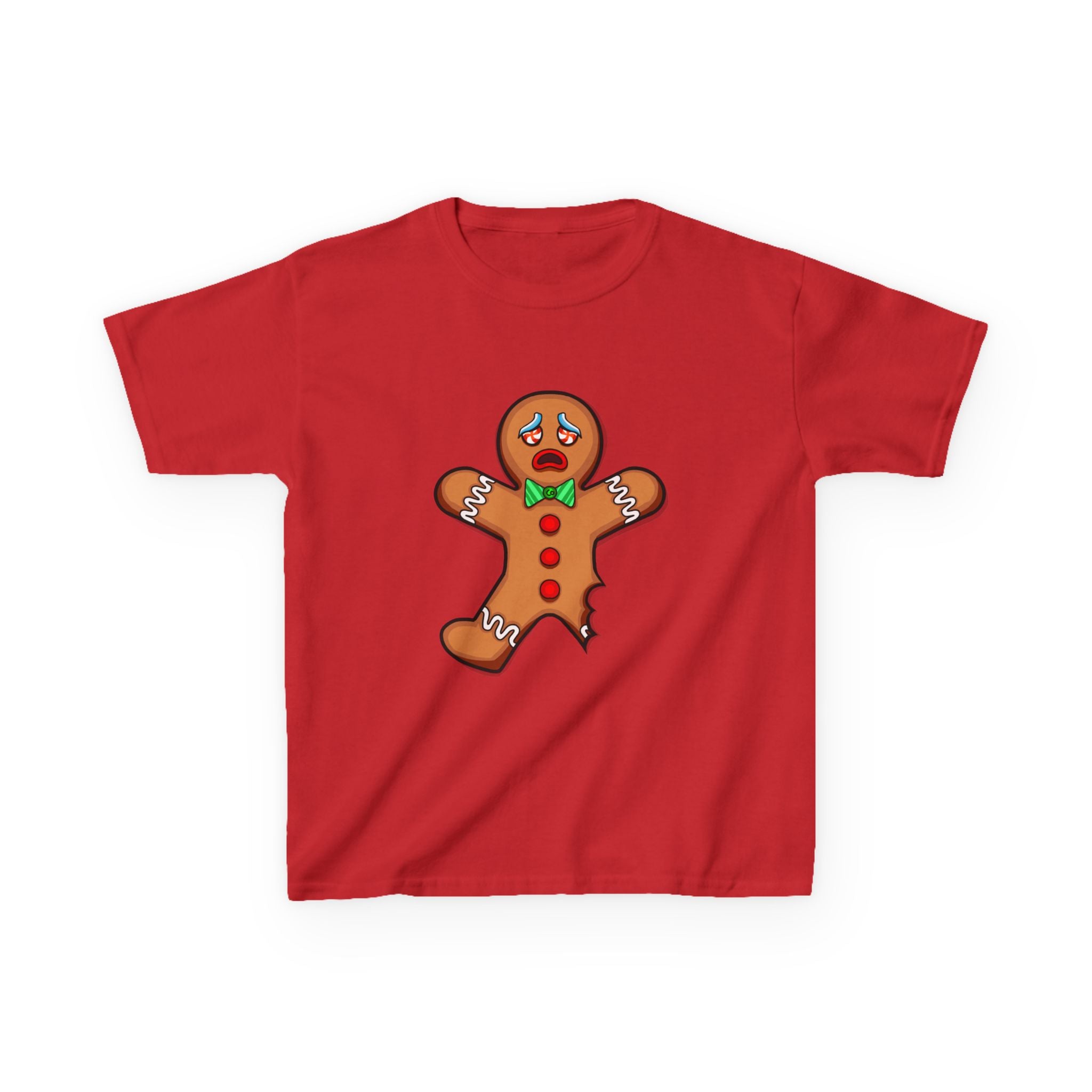 Holiday Toddlers T - Gingerbread Man Bitten