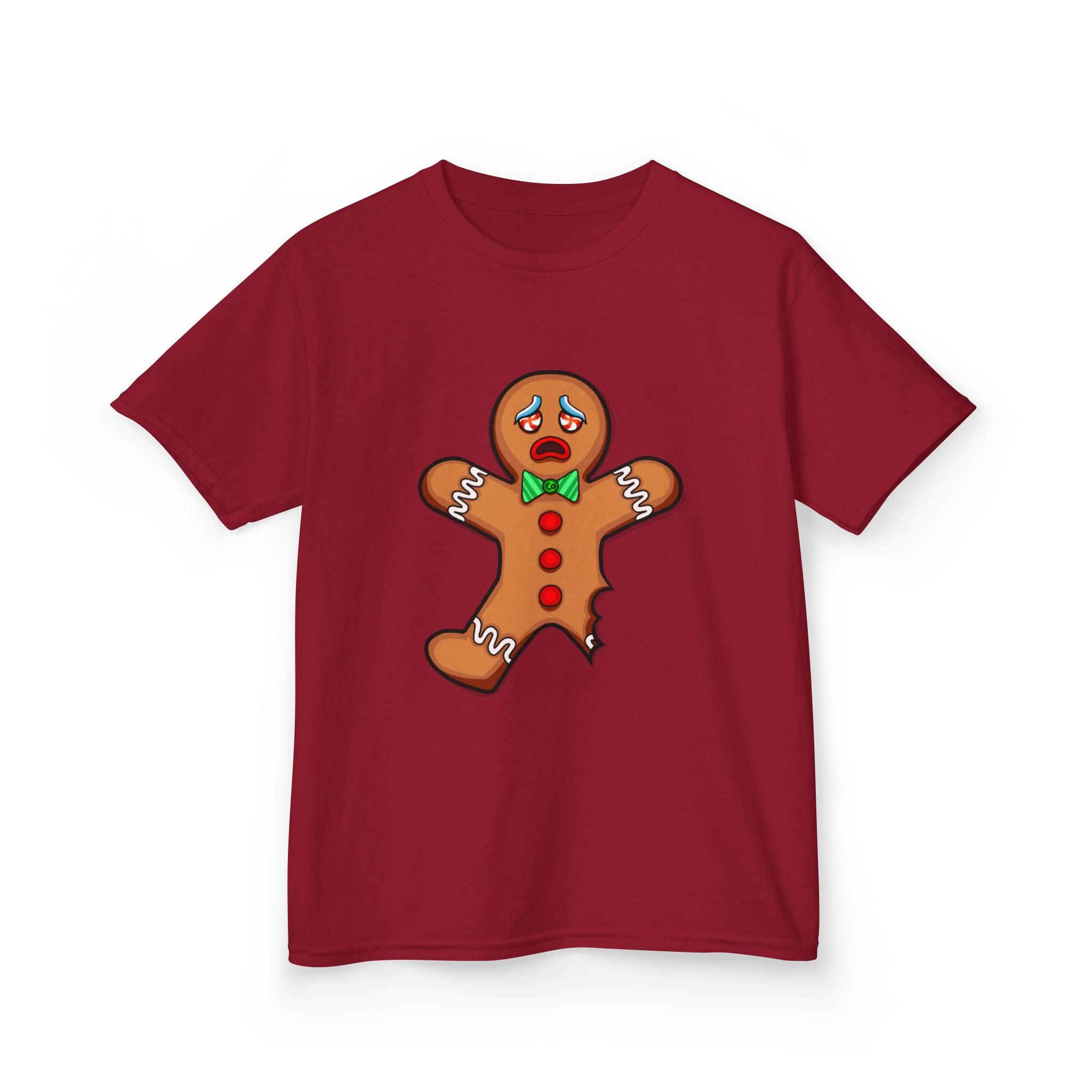 Holiday Toddlers T - Gingerbread Man Bitten