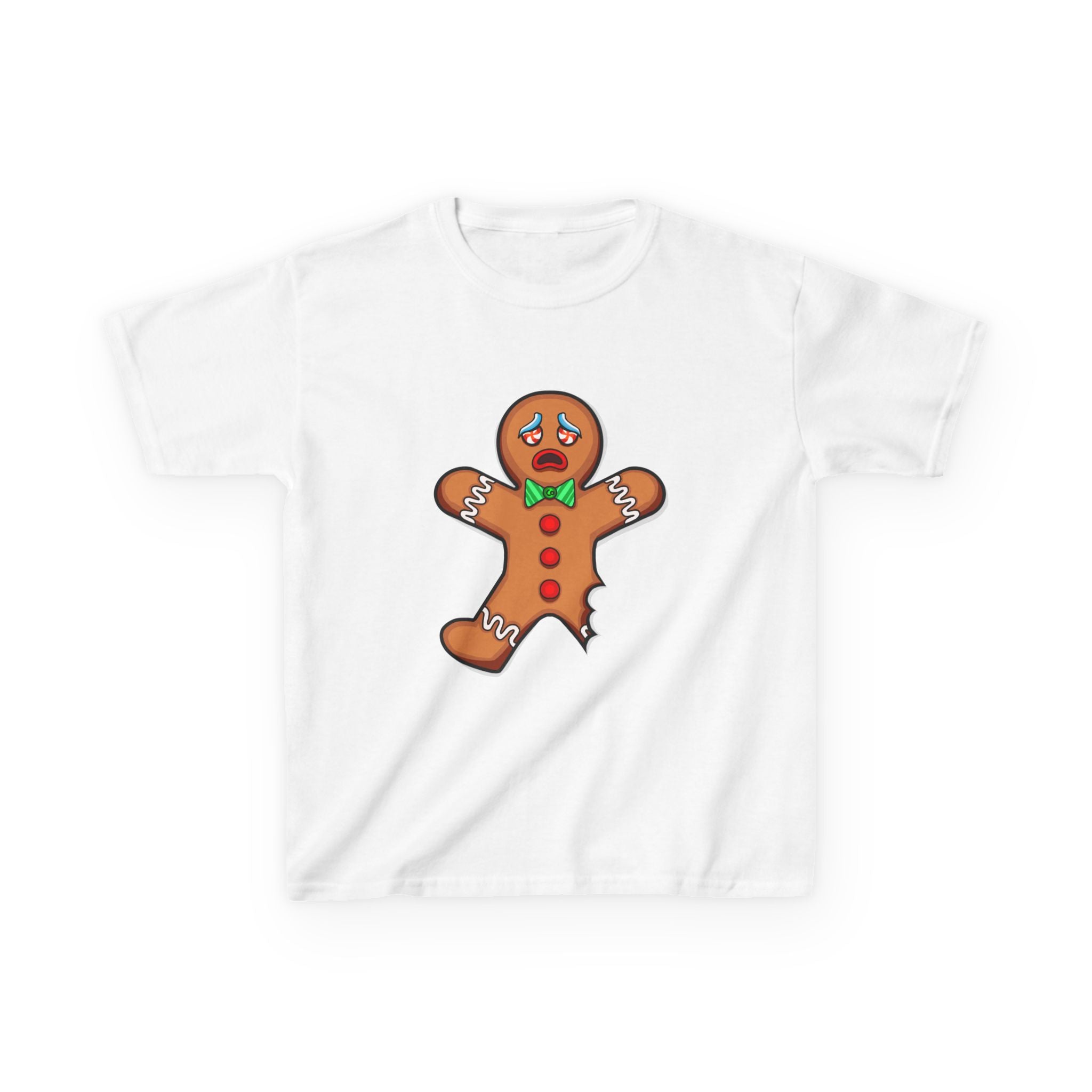 Holiday Toddlers T - Gingerbread Man Bitten