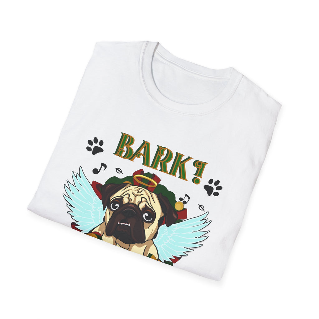 Pug Angel 'Bark the Herald Angels Sing' Holiday T-Shirt