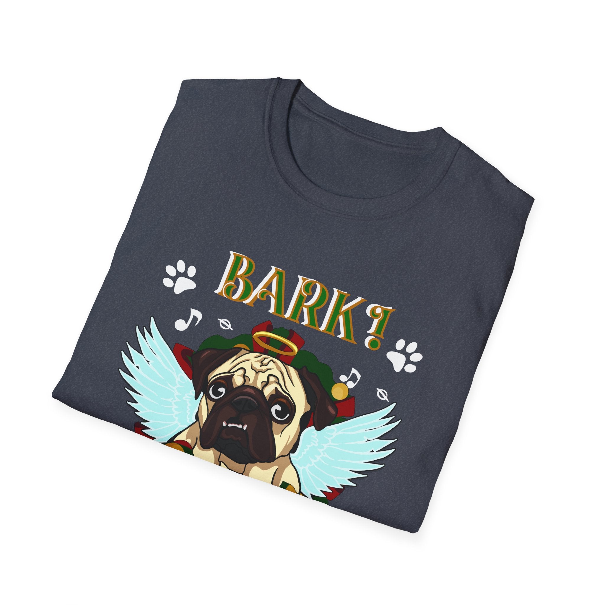 Pug Angel 'Bark the Herald Angels Sing' Holiday T-Shirt